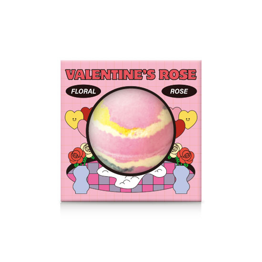 _PLU_ Bubble Bath Bomb Valentine Rose 200g