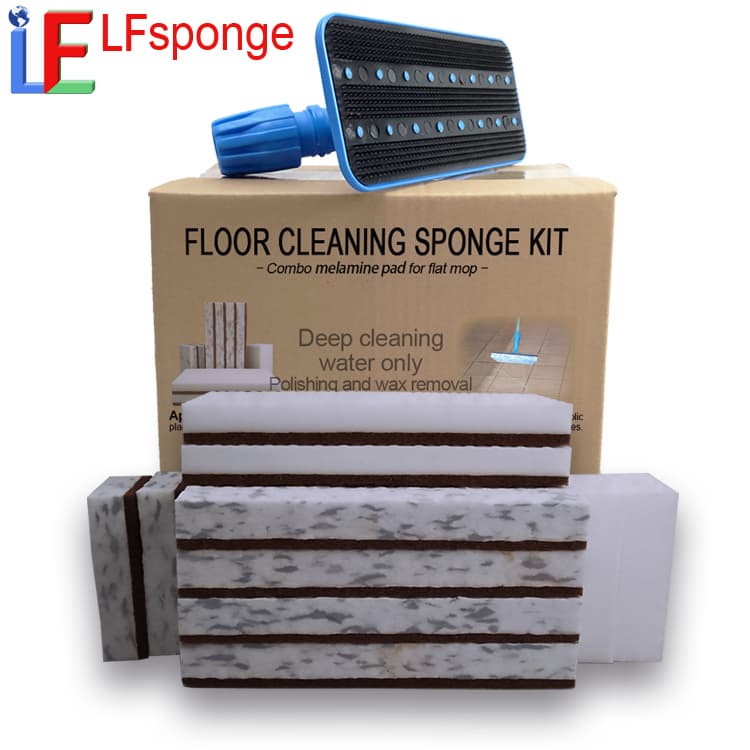wholesale Floor cleaning kit Nano sponge stains clean Floor kit for flat mop