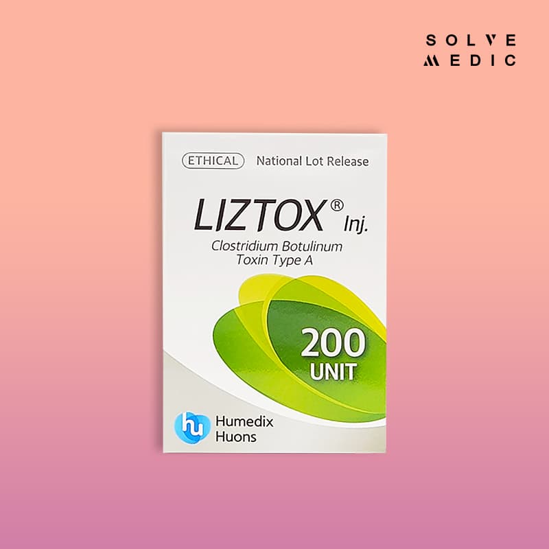 Liztox 200 Unit purified clostridium botulinum toxin type A liztox 200iu liztox200iu SolveMedic