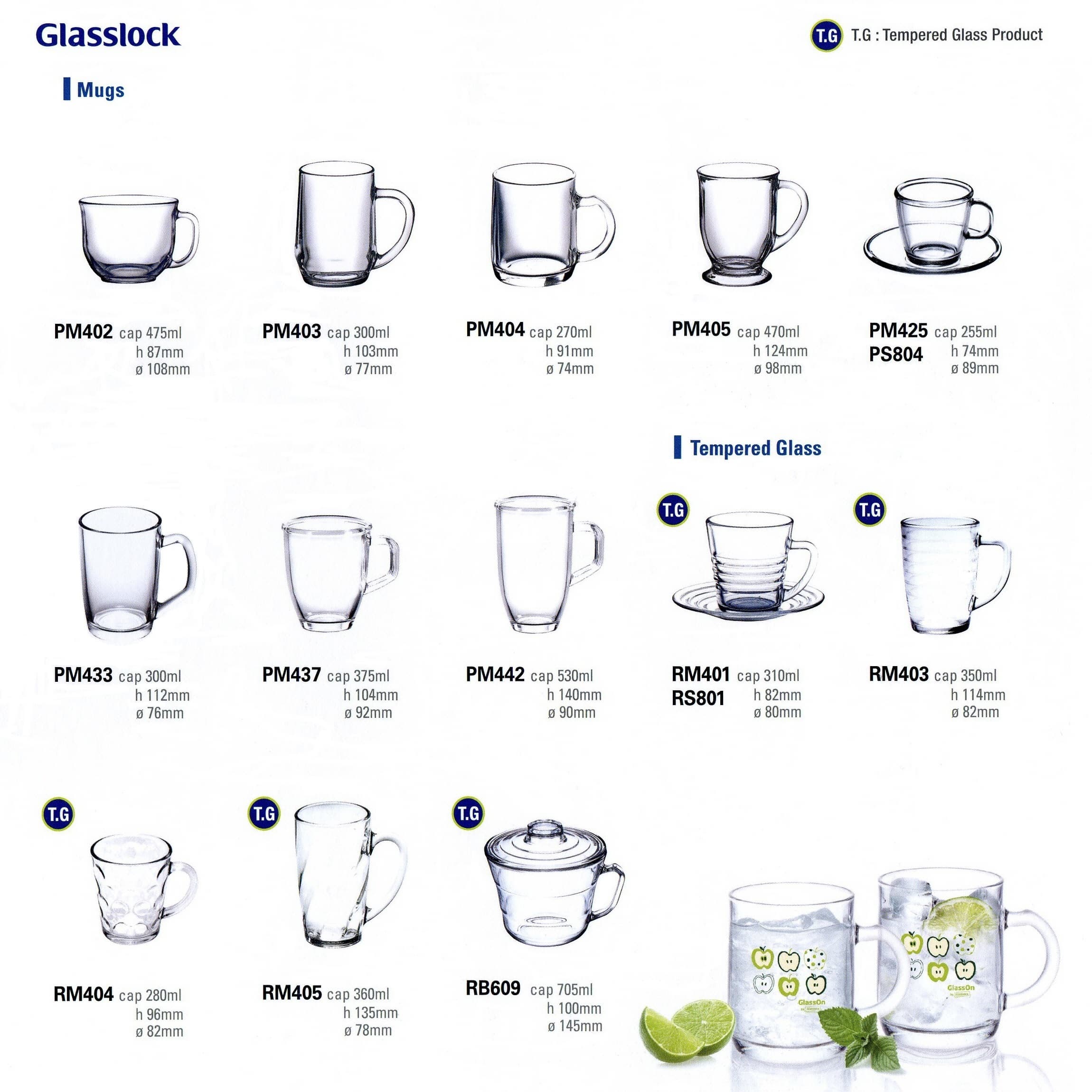 Glasslock Mugs