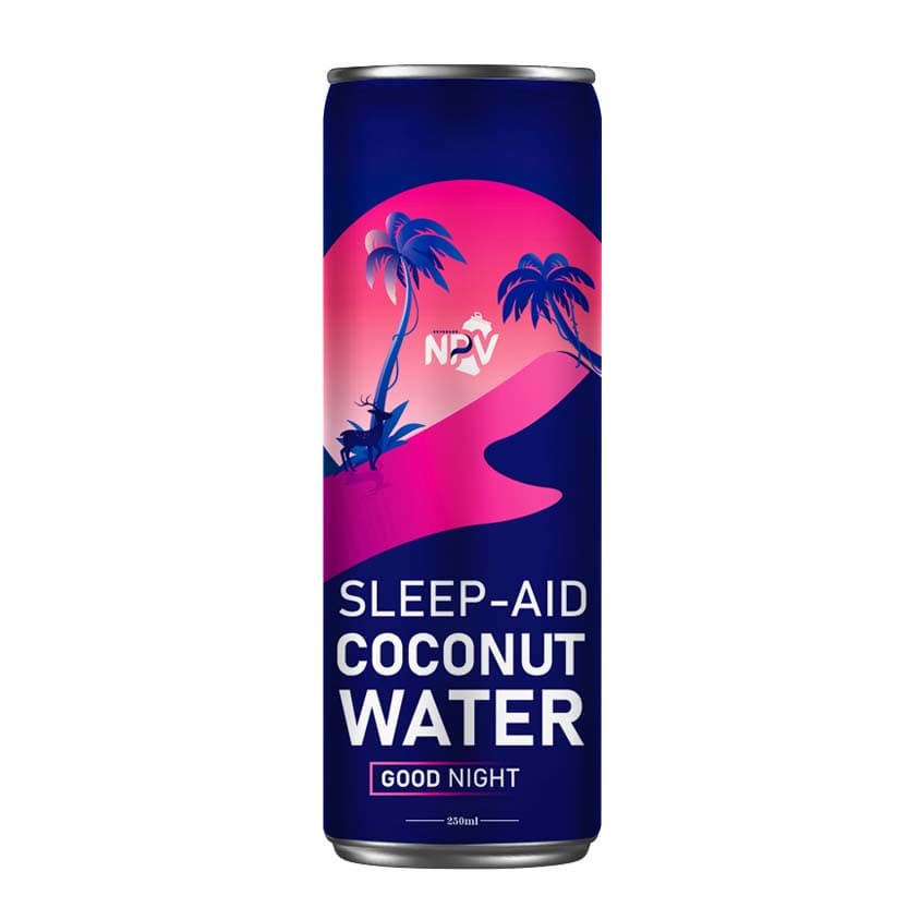 WHOLESALE BEST QUALITY SLEEP AID COCONUT WATER 250ML ALU CAN FROM VIETNAM COMPANY