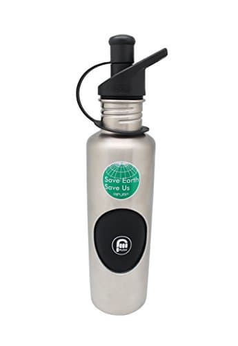RIPURI Classic Power PUMP 27oz stainless steel filter water bottle