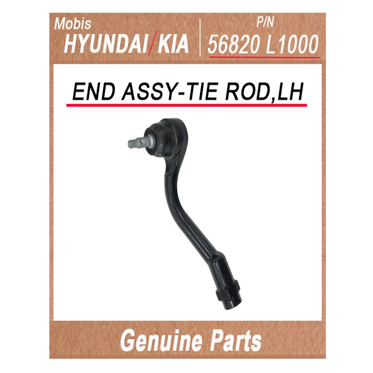 56820L1000 _ END ASSY_TIE ROD_LH _ Genuine Korean Automotive Spare Parts _ Hyundai Kia _Mobis_