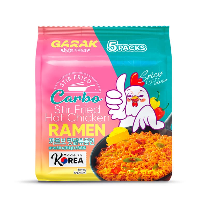 GARAK Carbo Hot Chicken Flavor Stir_fry Ramen