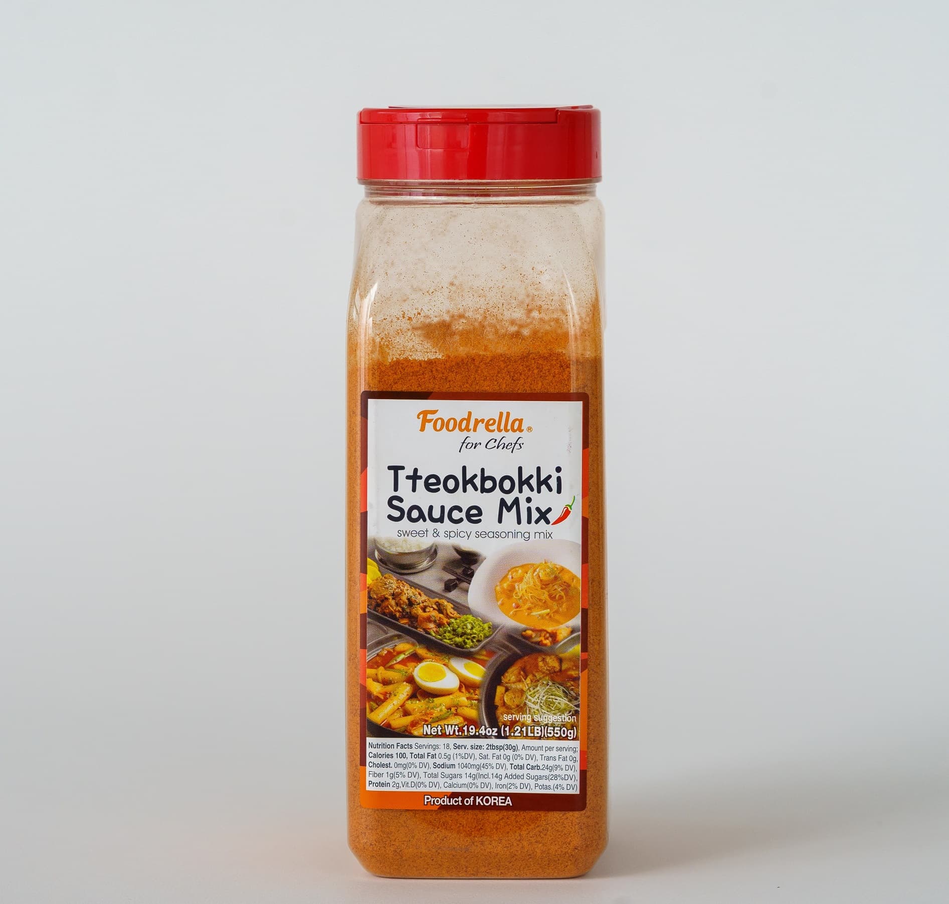 Foodrella Korean Taste Tteokbokki Rice Cake Sauce Mix_ Multipurpose Sweet _ Spicy Seasoning Mix