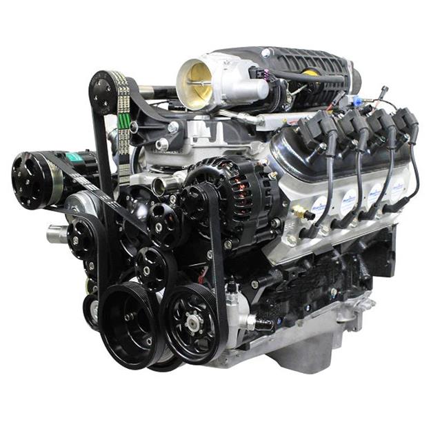 BluePrint Engines Pro Series Chevy LS 427 C_I_D_ 800 HP EFI Fully Dressed Long Block Crate Engines P