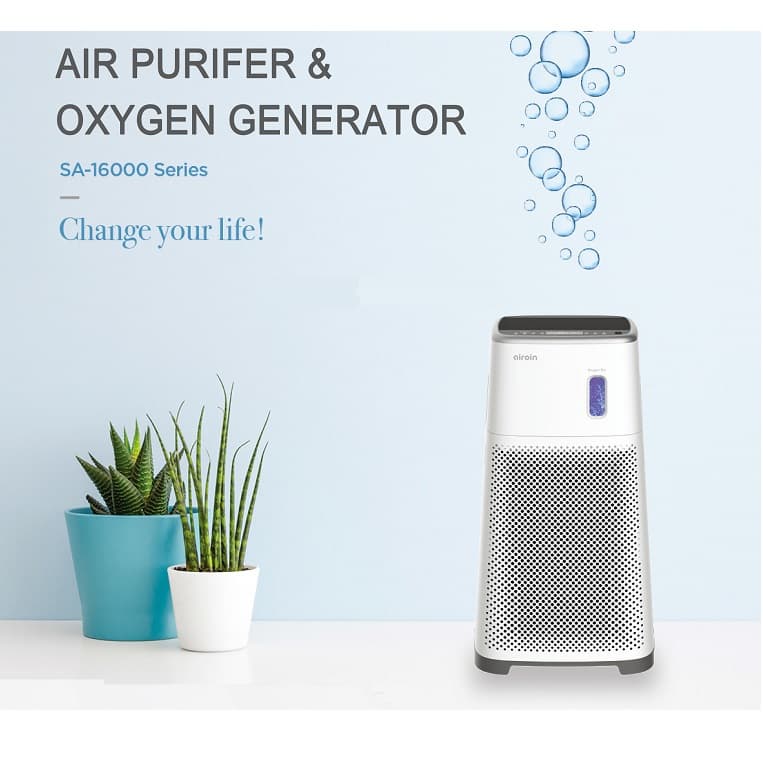 HEPA filter Smart Wifi Air Purifier with Oxygen Generator