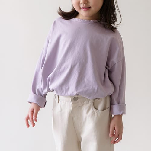 DE MARVI Kids Toddler Basic Simple Long sleeve T shirts