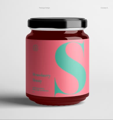 Strawberry honey jam 200g_No synthetic additives_No sugar