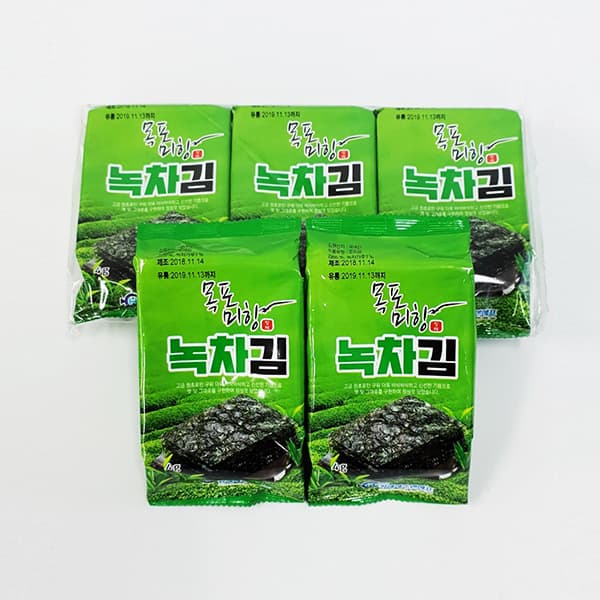 Mokpomihang green tea seasoned laver