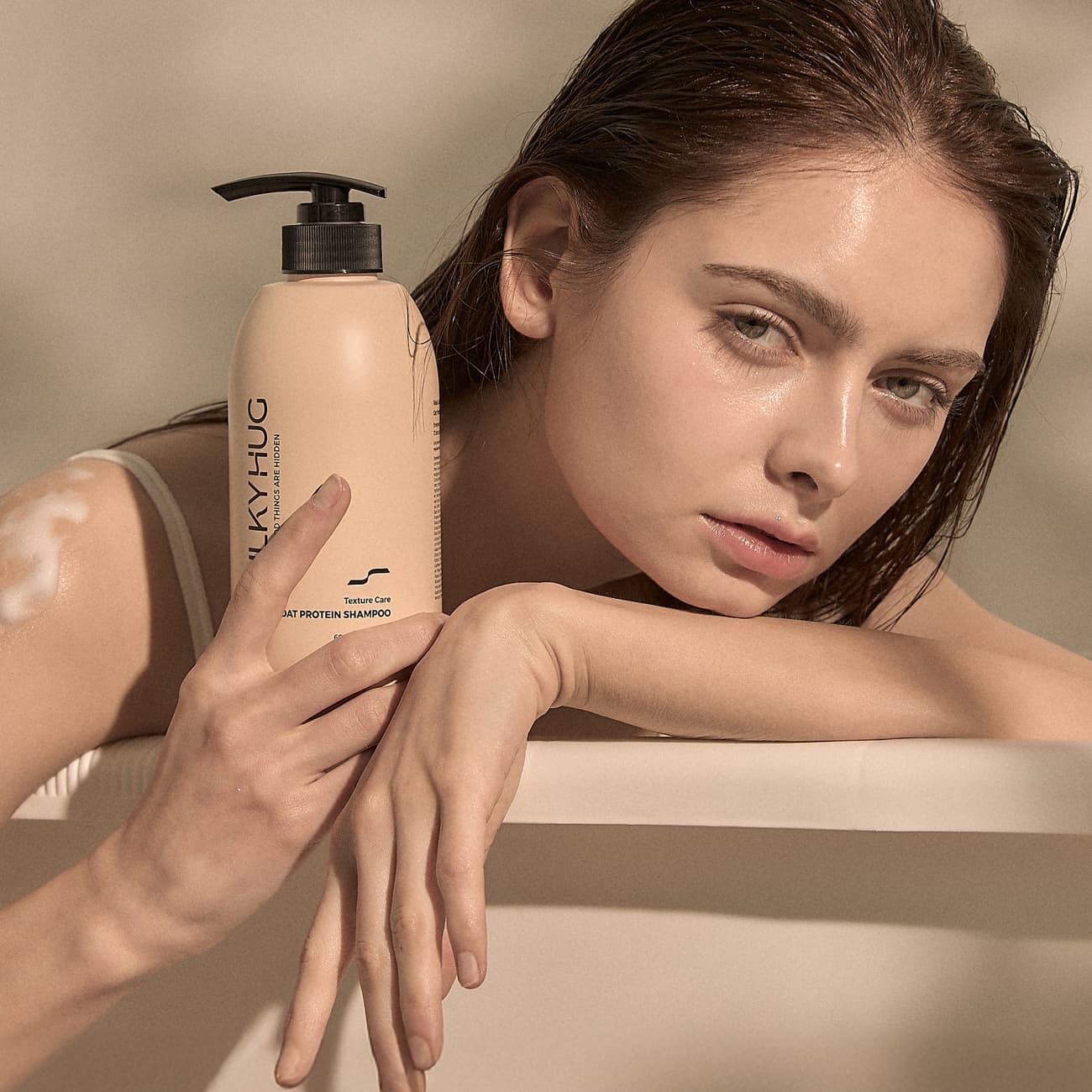 Silky Hug Hair Texture Care Oat Protein Shampoo_600ml