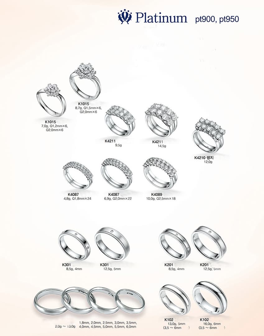 platinum rings