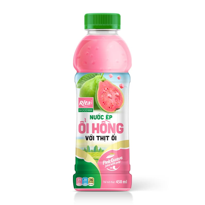 450ml Best Natural Guava Juice With Pulp Drink from RITA beverage