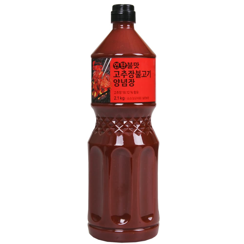 Spicy Smoky K_BBQ Gochujang Marinade_ 2_1kg Bottle for Restaurants