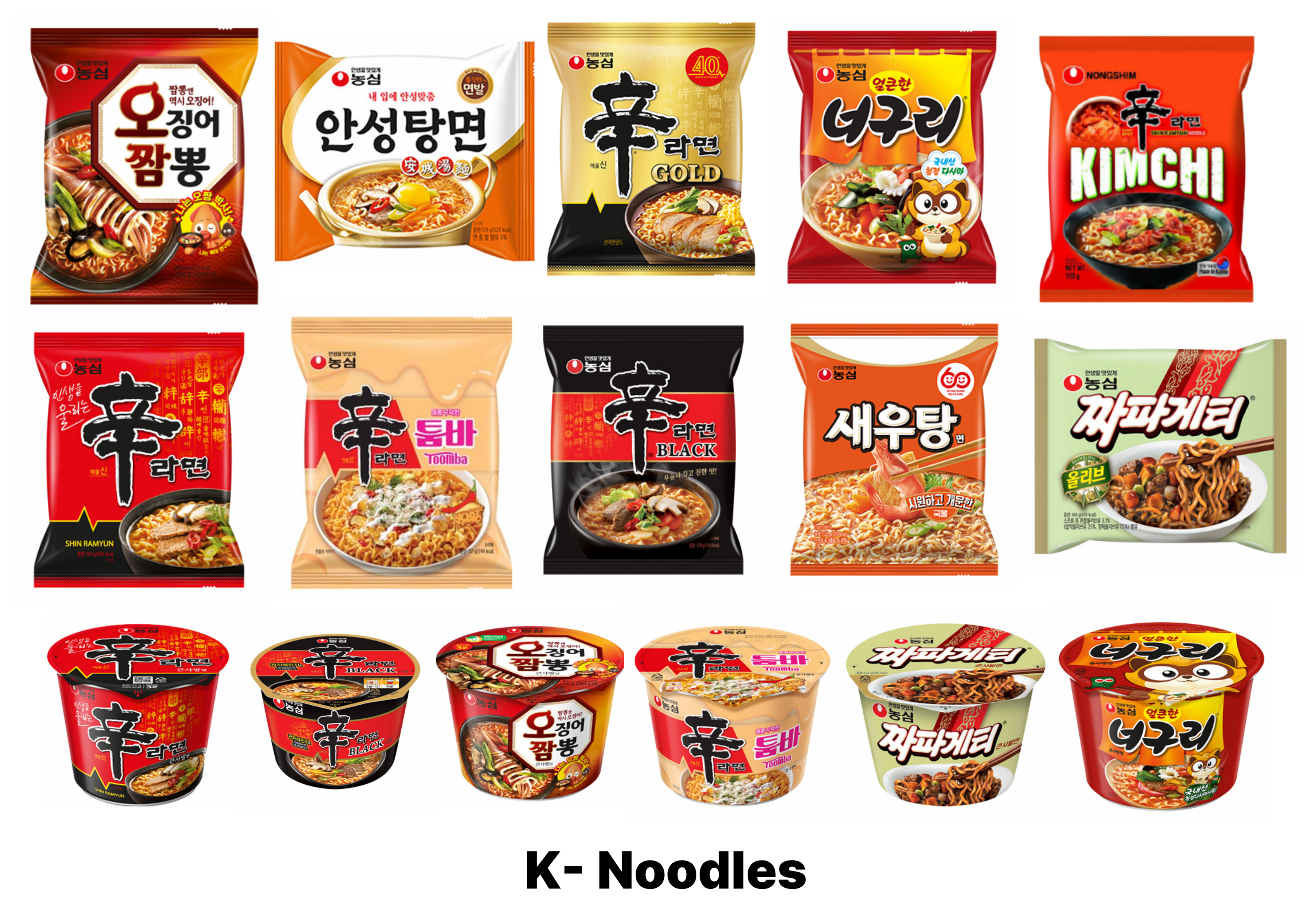 Korean Instant Noodle_ Korean Ramen_ Nongshim Ramyun