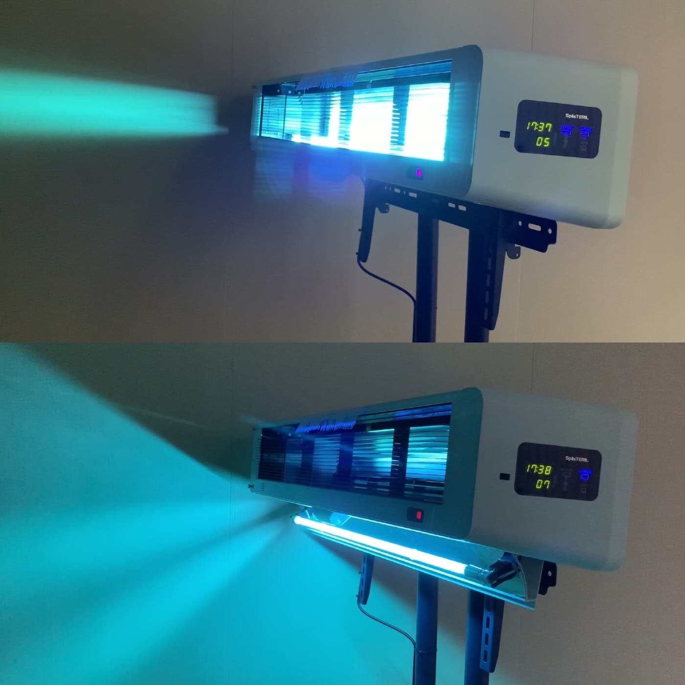 SpasTERIL COVID19 related UV virus disinfection system