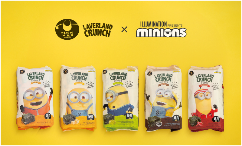 MINIONS LAVERLAND CRUNCH SEAWEED