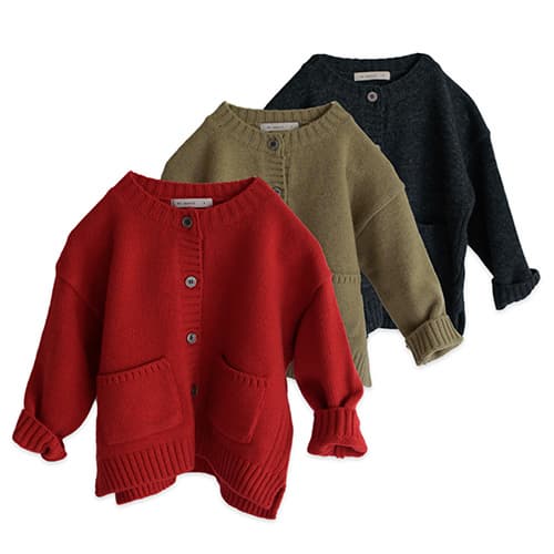 DE MARVI Kids Toddler Cashmere Knitted Cardigan Clothes