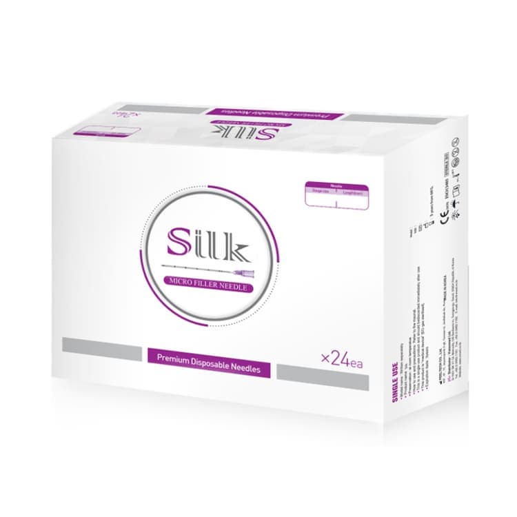Silk Micro Filler Needle  22G 50mm _ 70mm 25G 40mm _ 50mm 27G 25mm _ 40mm _ 50mm 30G 25mm