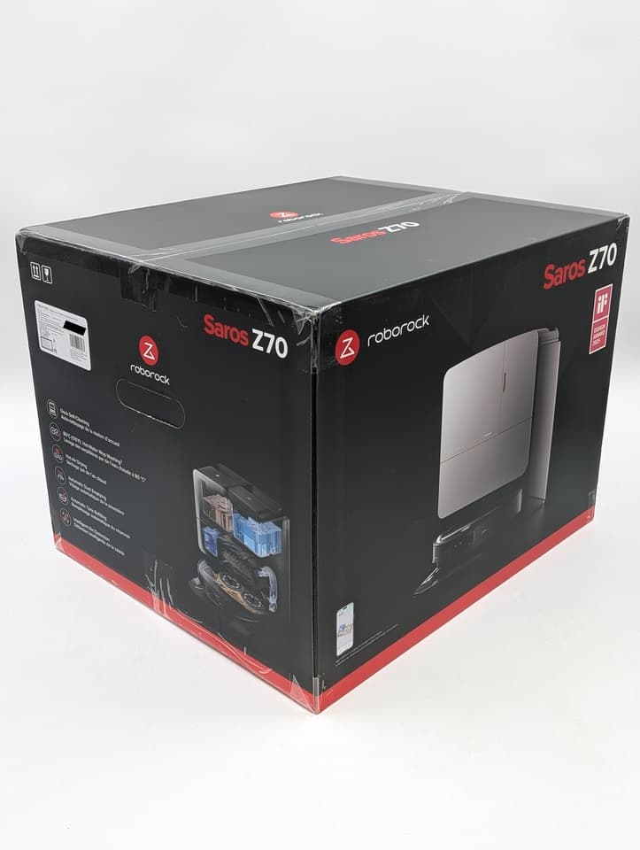 Roborock Saros Z70 Robot Vacuum and Mop_ OmniGrip Arm_ AI_Powered_ 22_000Pa Suction_ 3_14__ Ultra Sl