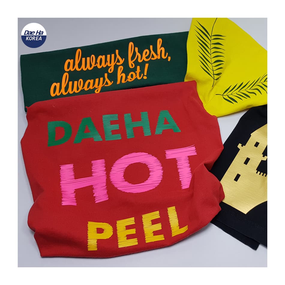 DH One Flex Heat Transfer Vinyl for Garment and T_Shirt Easy to Cut and Weed Visible cut line PU HTV
