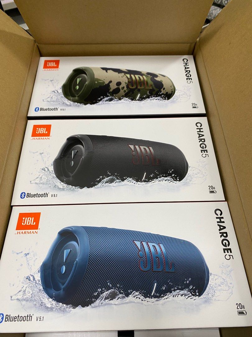 JBL CHARGE 5 _ Portable Waterproof _IP67_ Bluetooth Speaker with Powerbank USB Charge out_ 20 hours