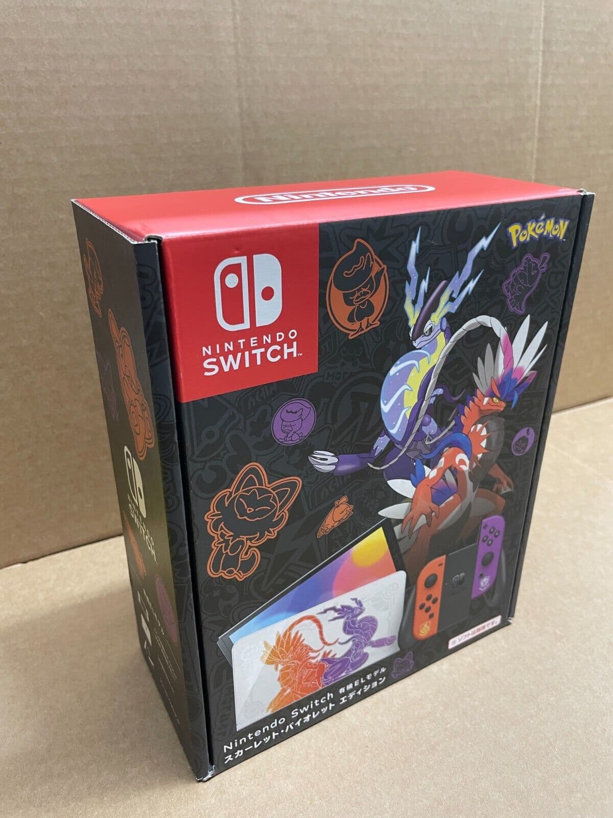 Nintendo Switch _ OLED Model _ Pok_mon Scarlet _ Violet Edition Console