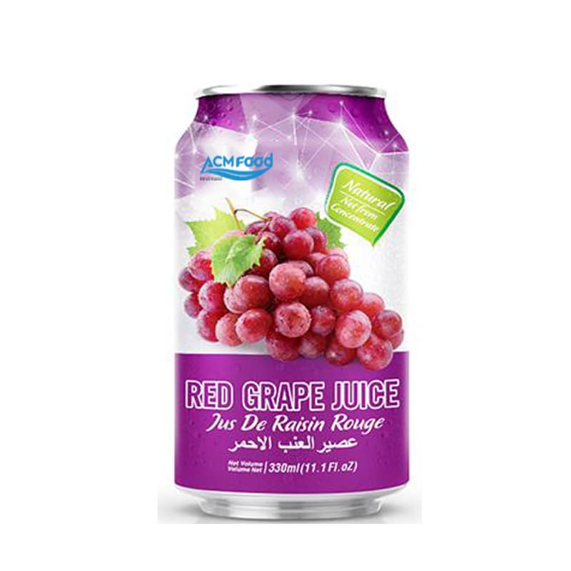 330ml ACM Red Grape Juice In Can from ACM Food supplier