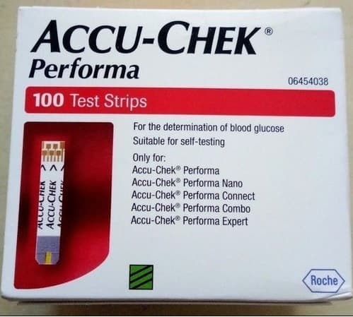 Accu_Chek Performa 100 Test Strips_ Glucometer Blood glucose