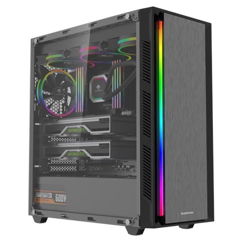 SHARKHAN_ Mid Tower PC Case X500