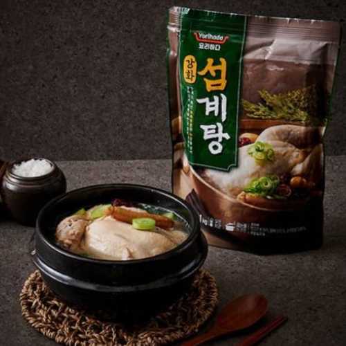 Ganghwa Ginseng Chicken Soup_ HMR_ Korean traditional soup