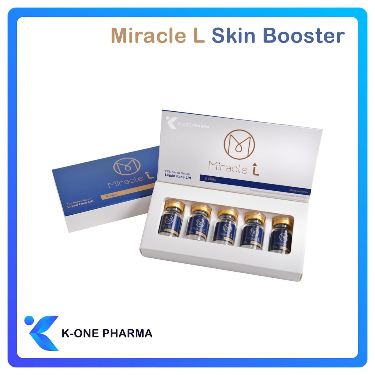 MIRACLE L Skin Booster Hydrate Glow Serum Moisterizing Skin Deep Hydration