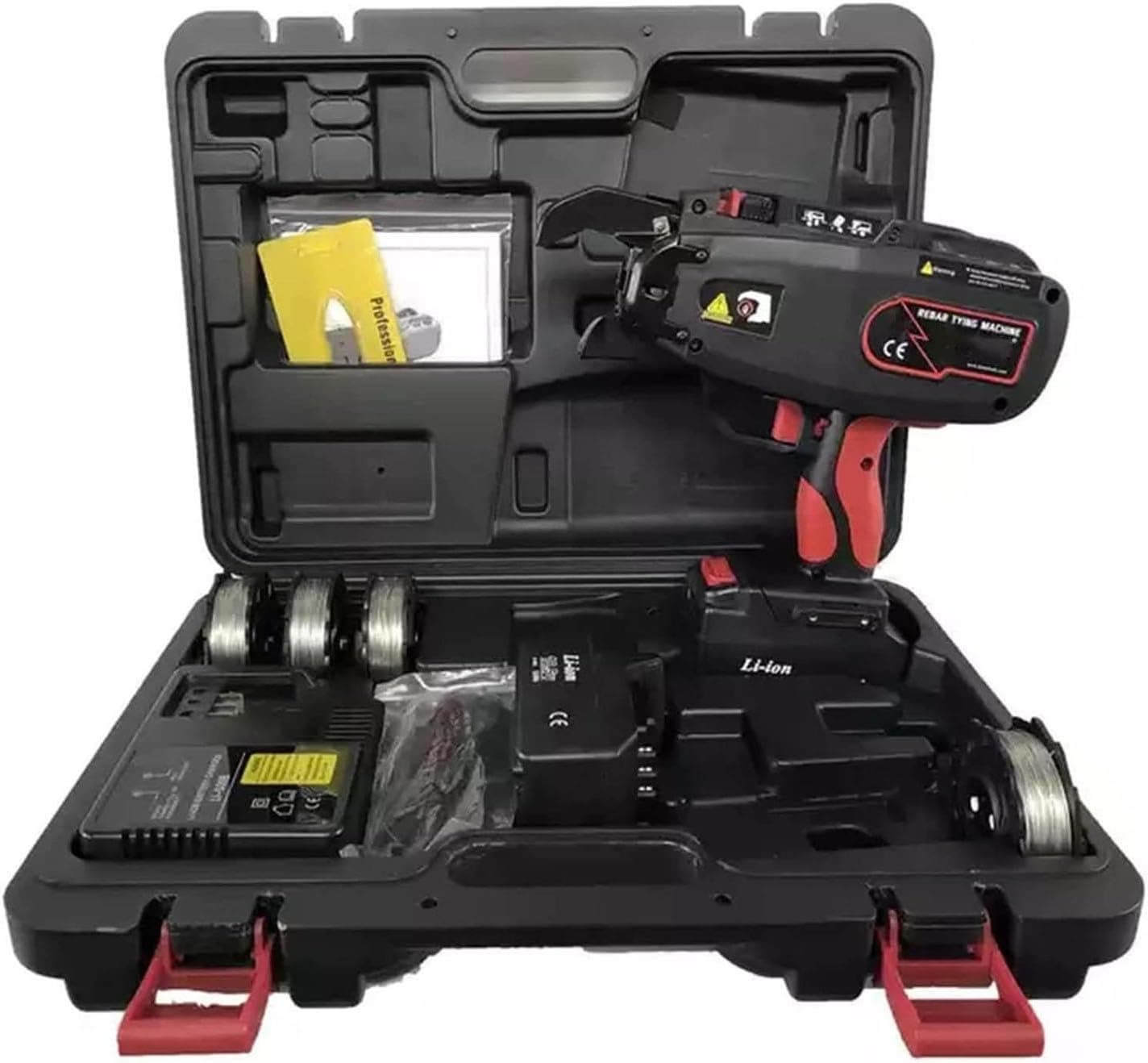 Automatic Rebar Tying Machine 18_5V Cordless 4_45mm Steel Handheld Electric Binding Equipment