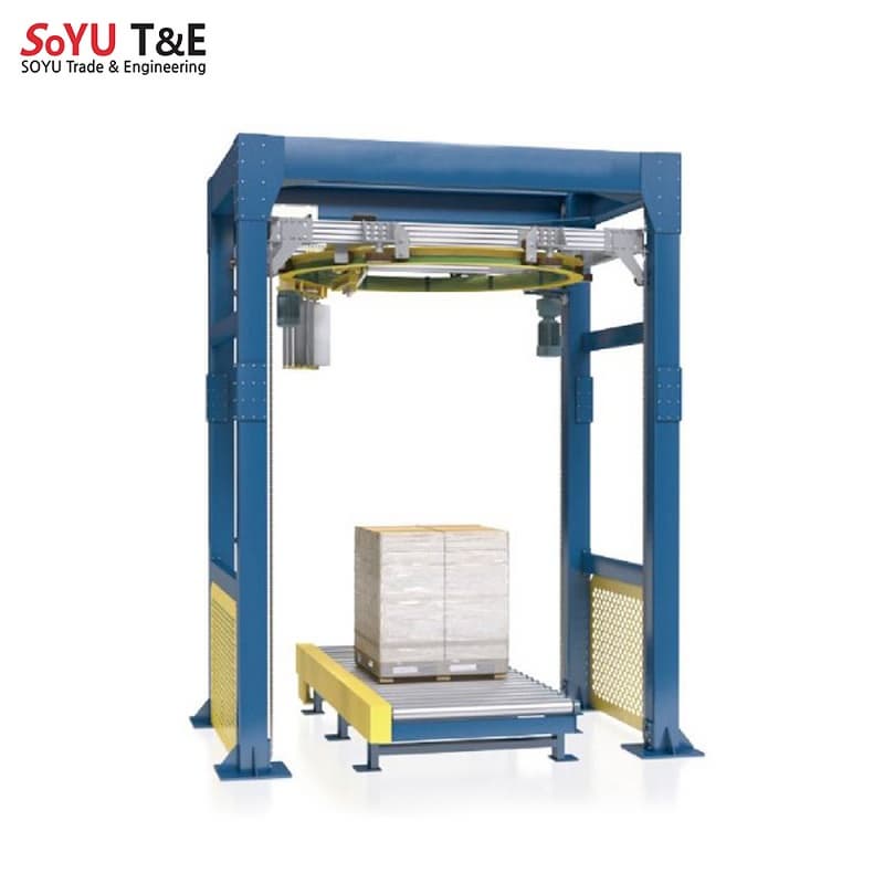 High Speed Ring Type Pallet Stretch Wrapping Machine