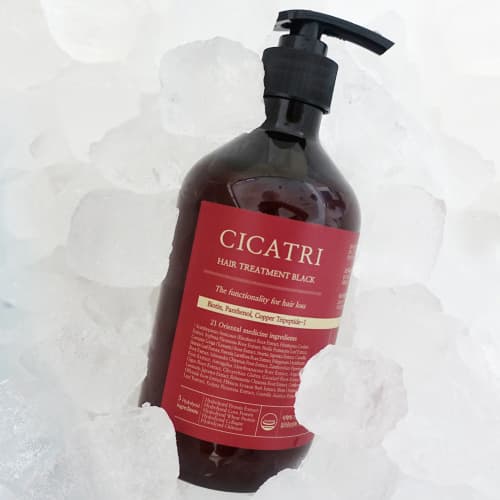 CICATRI TREATMENT BLACK 500mL for easing off the hair loss