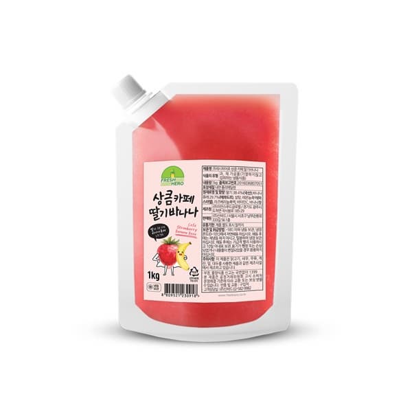Korean strawberry _ Banana juice base