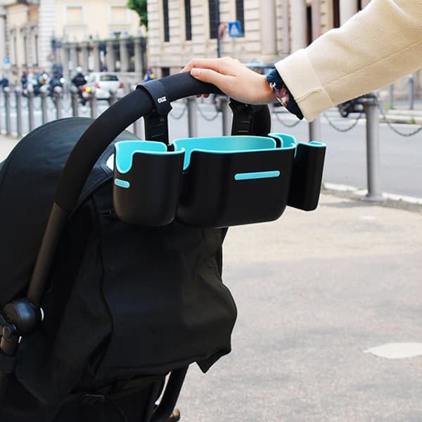 Modular Plastic Multi Organizer for strollers and vehicles