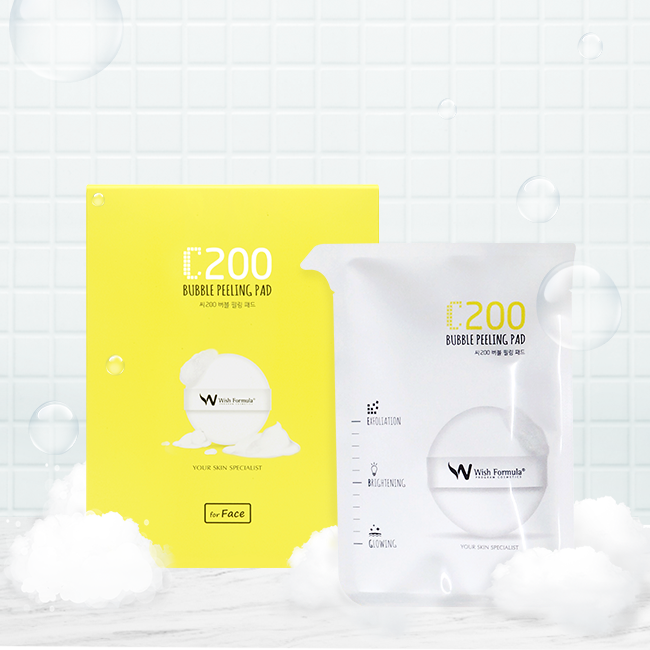 Wish Formula C200 Bubble Peeling Pad_for face_