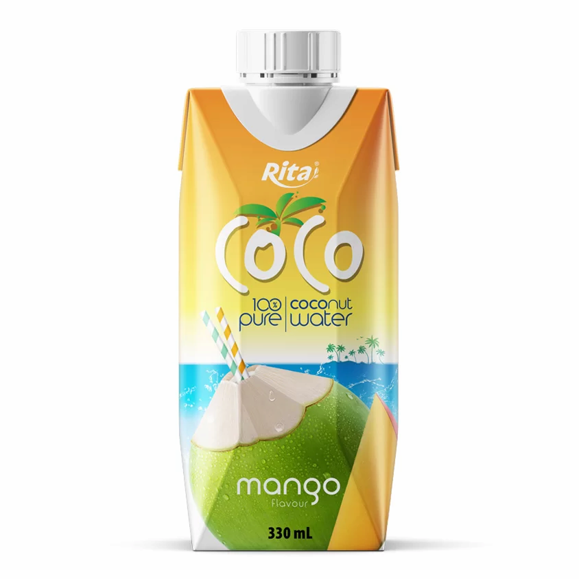100_ Pure Coconut Water Mango Flavor