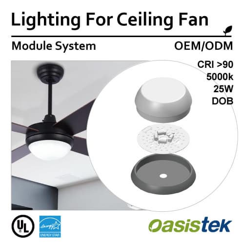 Lighting For Ceiling Fan Lighting_ Module_System_ Oasistek