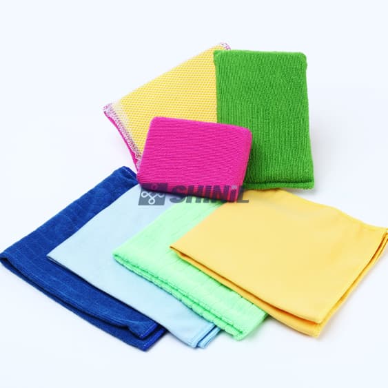 Microfiber Cleaning Kitchen Cloth Simple Houseware Reusable