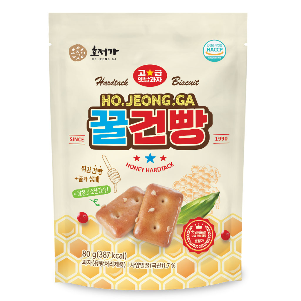 Hojeongga Honey Hardtack Biscuit _Korean Traditional Biscuit_ _80g_