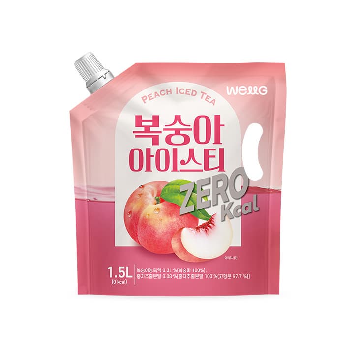 Well Green_ Zero Calorie Peach Iced Tea