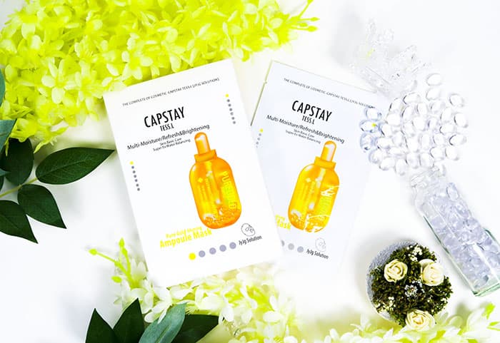 Capstay Pure Gold Shining Ampoule Mask