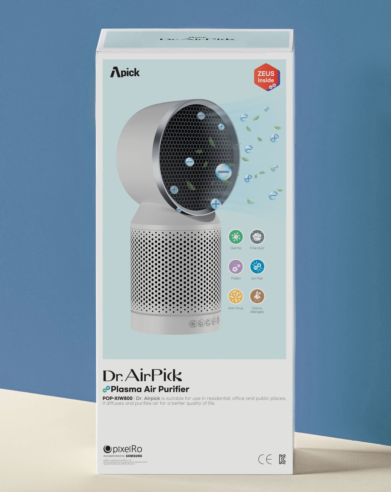 Air Purifier_ Excellent deodorization and eradication technology to remove harmful substances