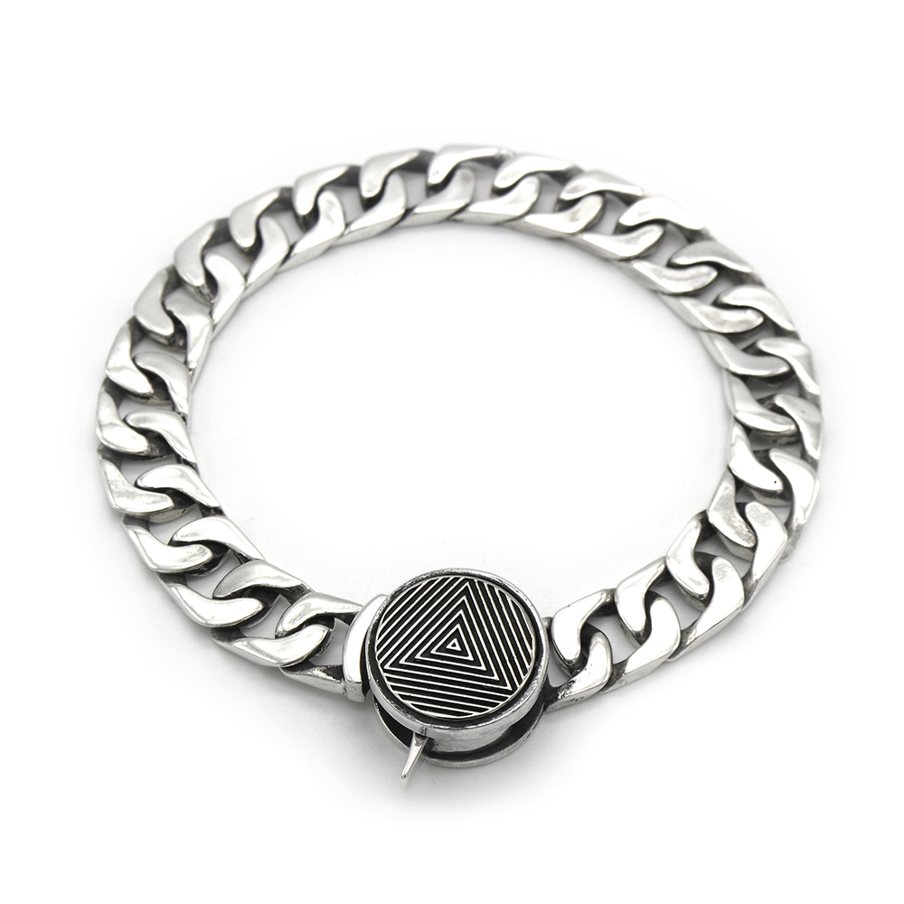 Silver bracelet_ Jewelry_ Men_s jewelry_ Sterling silver