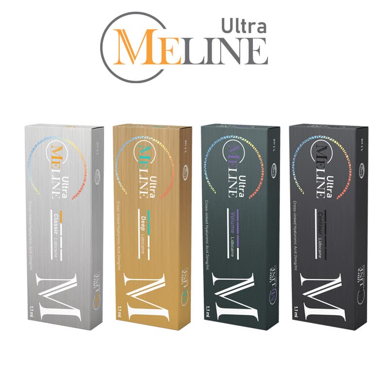 Meline Ultra 24mg_mL Lido Cross_linked Hyaluronic Acid Dermal Filler from Korea