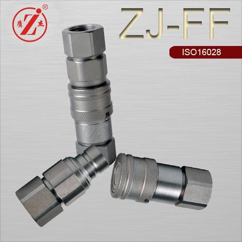 ZJ-FF ISO 16028 Steel Flush Face Hydraulic Quick Coupling