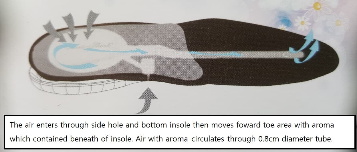 Aroma Air Pump Insole_ Air Pump Insole_ Air flow Insole_ Insole_ Elevate Insole_