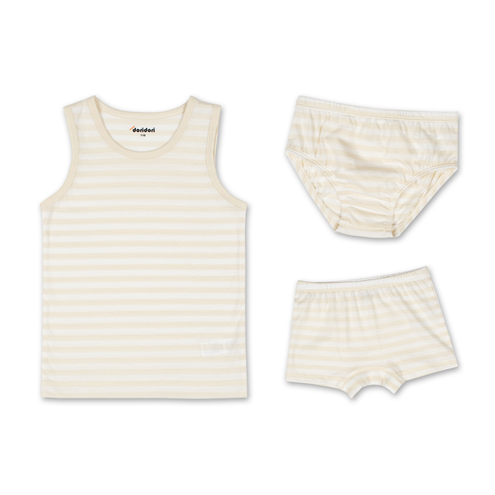 Doridori Little Girls_ Organic Cotton Underwear Undershirt For Kid_ Toddler_ Baby _Baby Pig SR